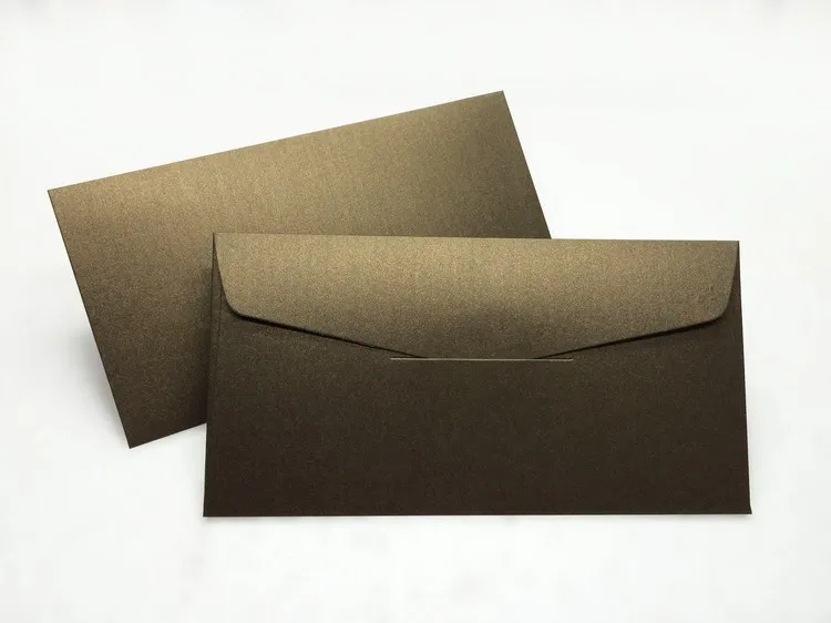 Glitter Pearl Paper Wedding Envelopes Custom Logo Cardboard Gold Foil