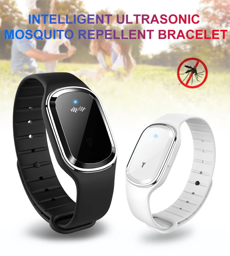 Electronic Ultrasonic Mosquito Repeller Wrist Band Mosquito Repellent