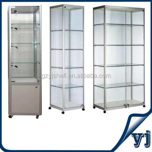 High Quality Tempered Toughened Showcase Display  Glass 