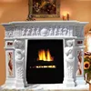 white marble types of stones for walls fireplace surrounding