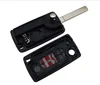 premium original auto locksmith tool car 3 button remote flip key casing(Mid light button) for peugeot 0210175