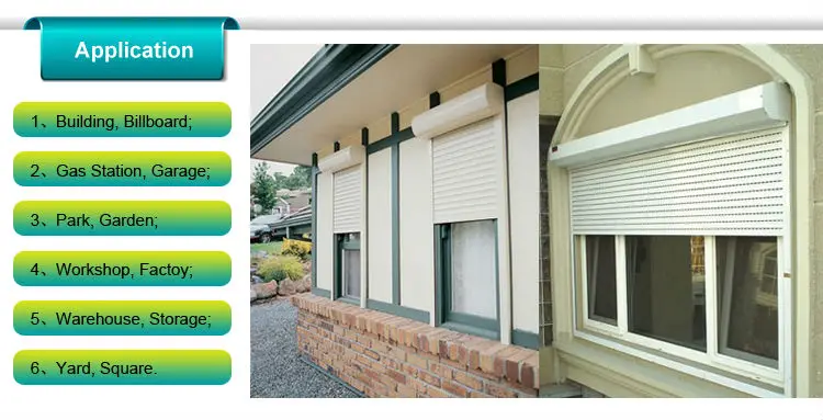 High quality windows with built in blinds aluminium roller shutter