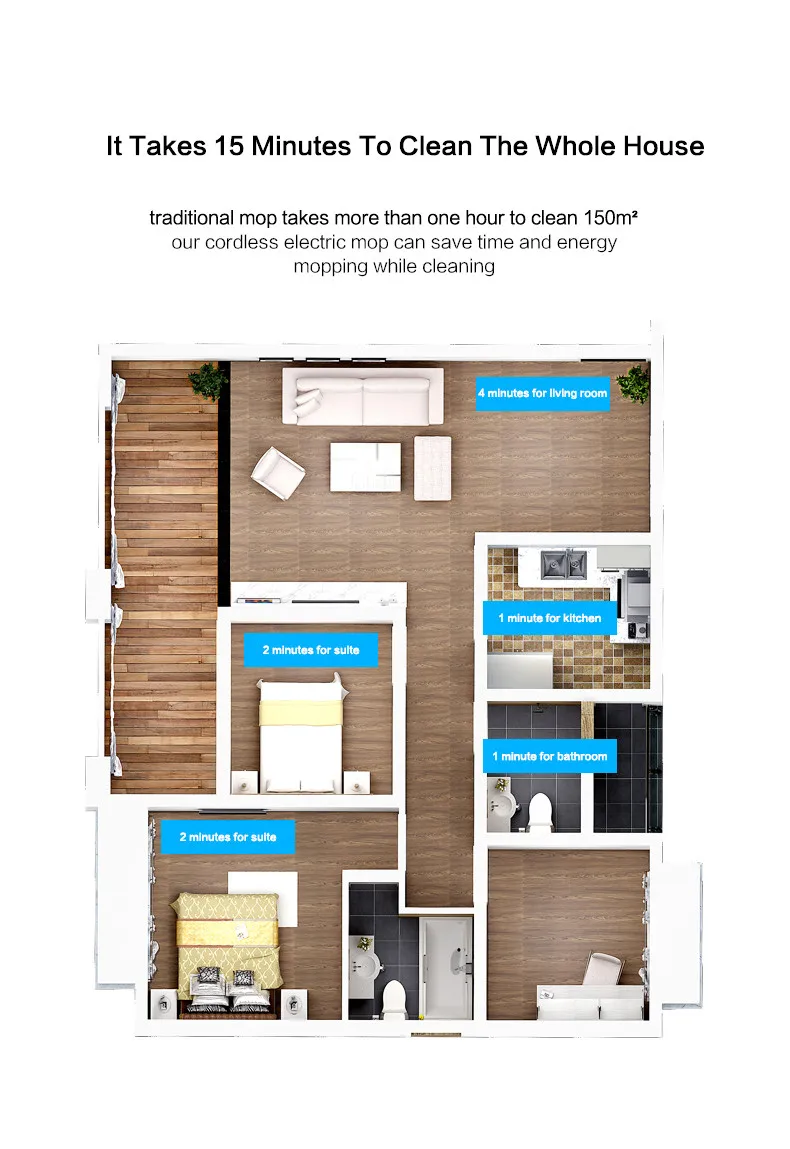 Cop Rose F528P  wireless electric floor mop, wireless mop cleaner, robot mop wireless with removable battery.jpg