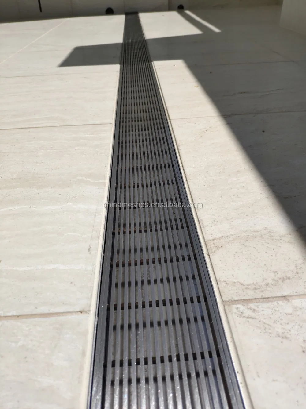 Heelsafe Concrete Industrial Trench Drain Grating In Stainless Steel ...