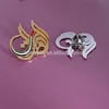 metal die cut shaped icon badge, the name of UAE sheikh