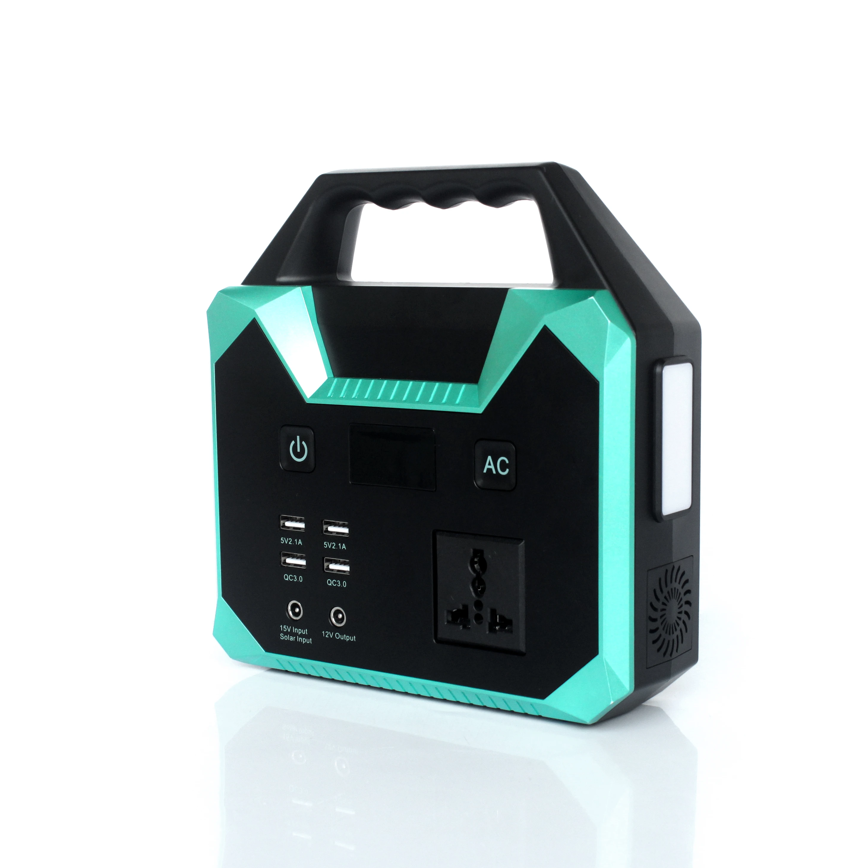 portable power bank 220v 110v electricity EU USA charger four USB