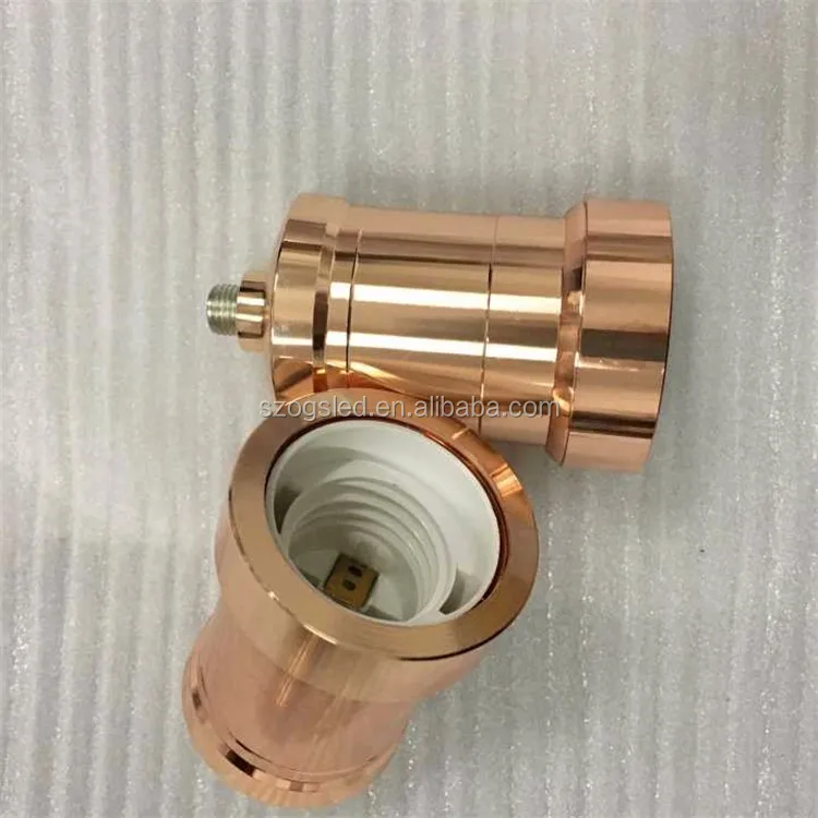 Metal Shell Medium Base Incandescent Vintage Light Socket Lamp Holder