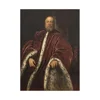 Jacopo Tintoretto Giclee Canvas Print Paintings Poster Reproduction Fine Art Wall Decor(A Procurator Of Saint Mark)