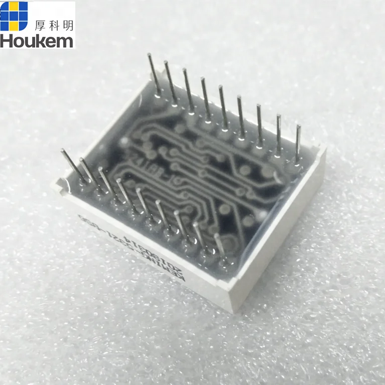 14 segment led display blue