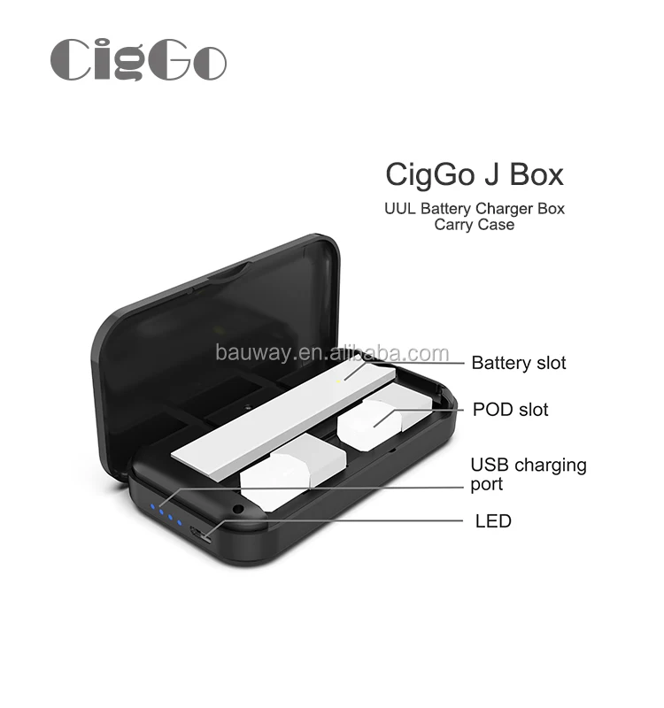 CigGo J pod latest Ceramic CBD cartridge Vape Mod CBD POD vape pen