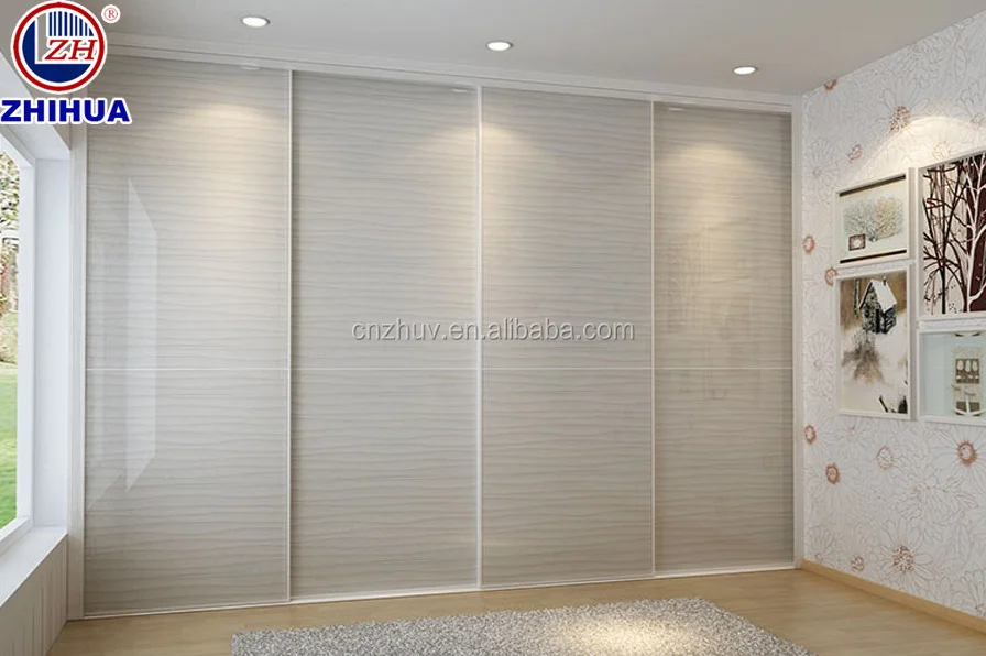 Pvc chambre mur à mur coulissant armoire portes garde robe id de ... Photo pvc chembre