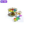 Crochet climbing nets rainbow ladder colorful leaves indoor play ground for kids