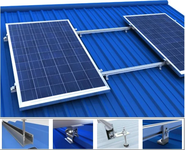 Outdoor Ground Or Home Roof Top Mounting Solar System Power Kit,Solar