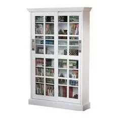 Sliding Gl Doors Windows Find Get Quotations Window Pane Cabinet With Sliding Tempered Doors In White Unit For Large Media Collection 2