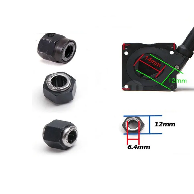 Hsp R025 12mm Hex Nut One Way Bearing For 1/10 1/8 Rc Nitro Engine Car