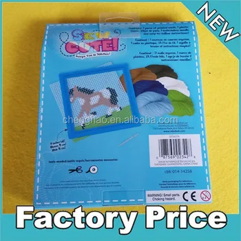 Easy Stitch Yarn Horse Diy Craft For Children Handwork Easy Stitch Yarn Horse Diy Craft For Children Handwork