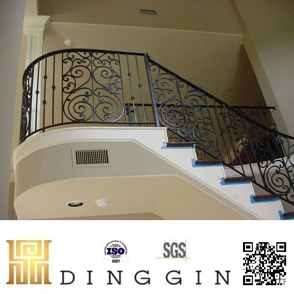 Metal Staircase Balusters | 1/2" X 44" S-Curve & Double Twist Design With Swivel, Indoor/Outdoor Use