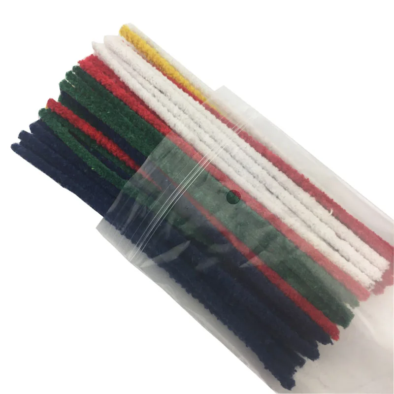 Custom Smoking Pipe Cleaner Tool Red Stripe Bristle Pipe Cleaner For