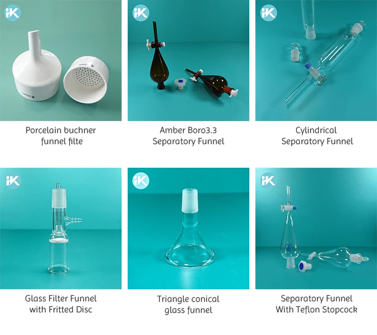 Separatory Funnel Dropping Addition Funnel With Glass Or Ptfe Stopcock