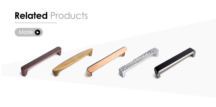 New Design Plastic Drawer Double Sided Flush Square Door Pull Handle