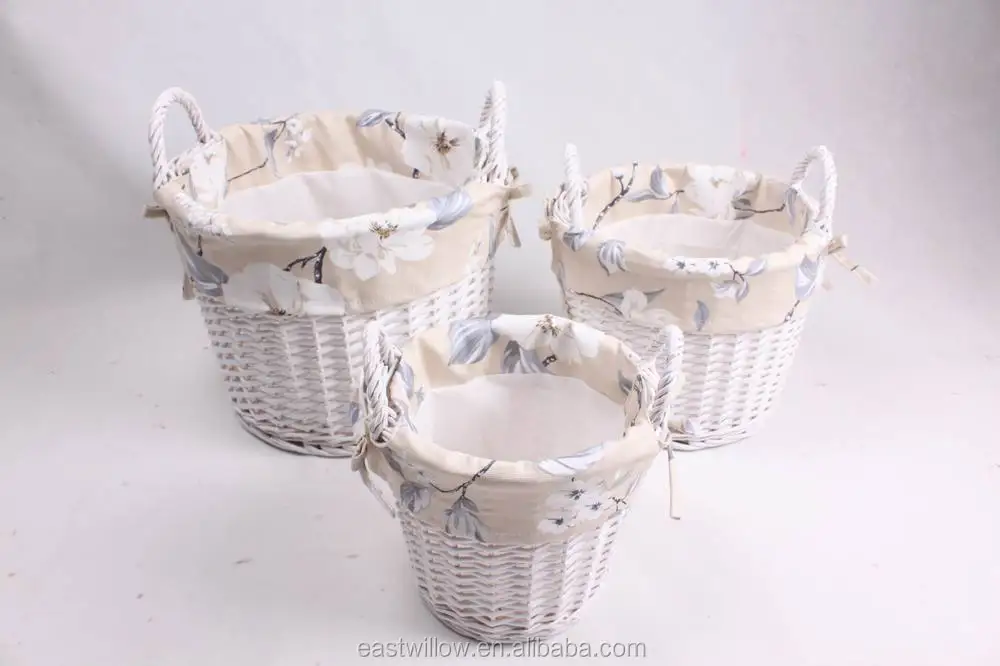 White Storage Basket - Buy Nursery Storage Baskets,White Wicker Storage