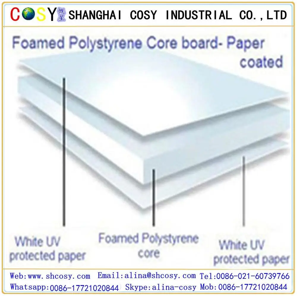 High Density Insulation Extruded White Polystyrene Foam Board For ...