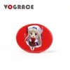 Vograce custom design printing metal cute 58mm wholesale best quality cheap acrylic button Badge lapel pin