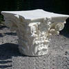 Natural Cheap White Stone Column Caps