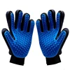 Pet Grooming Glove Gentle Deshedding Brush Glove Cat Bathing Massage Glove Perfect Hair Revover for Dog and Cat