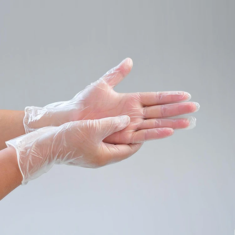 Clear Disposable Powder Free PVC /Vinyl Gloves