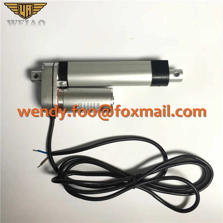 12v Waterproof Linear Actuator 100mm 500n 10mm/s Linear Actuator For