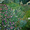Gustav Klimt framed paintings pastoral canvas paintings masterpiece reproduction Farm Garden with Sunflowers
