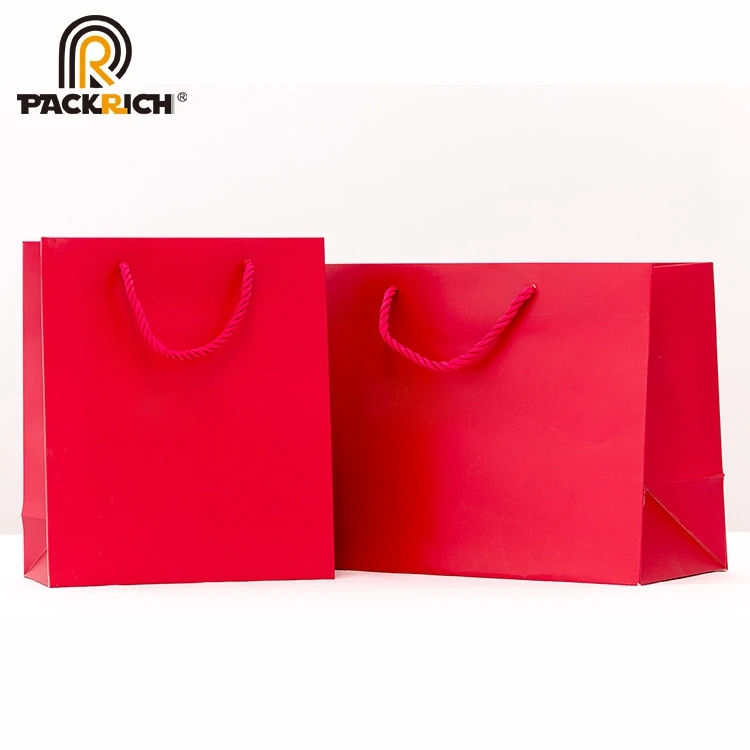 red paper bag
