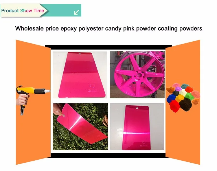 214 Wholesale price epoxy polyester candy pink powder coating powders.jpg
