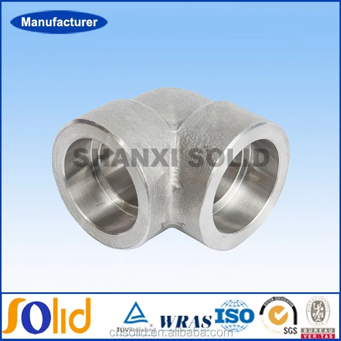 ASTM B16.11 A105 High Pressure 90 Degree Socket Welding Elbow