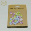 Promotional gift plastic cartoon button and Craft kit DIY button pack