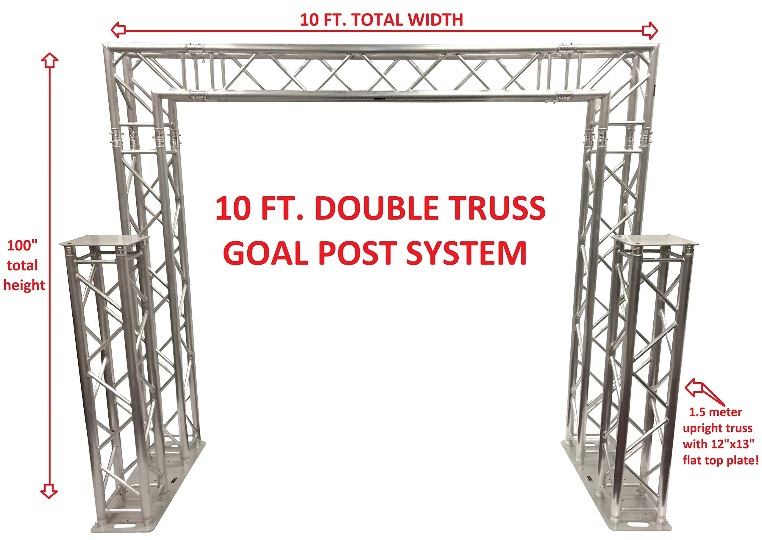 GTSQ41111250 4.1 Ft 12 In Square Truss Section Lighting Truss