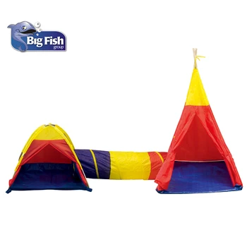 toddler play tent with tunnel