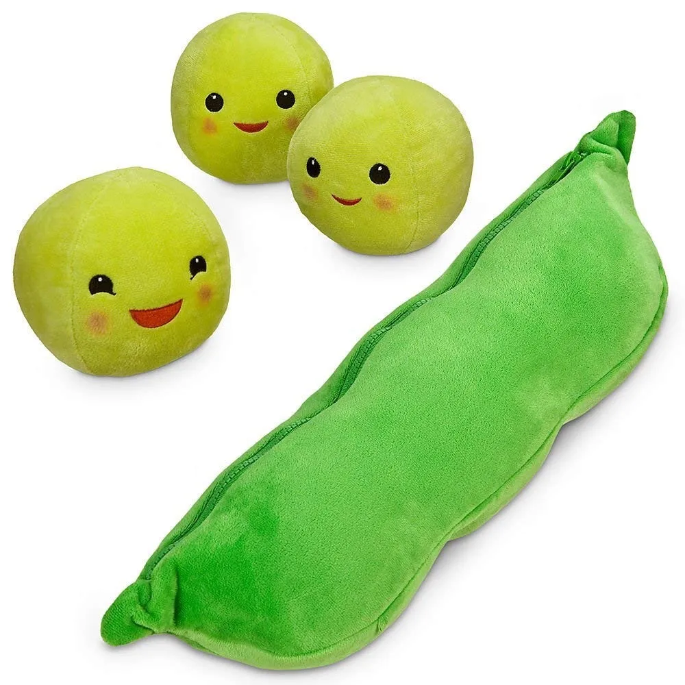 2019 New Style 3 Peasinapod Plush Bean Toy Stuffed Pillow Doll Toys
