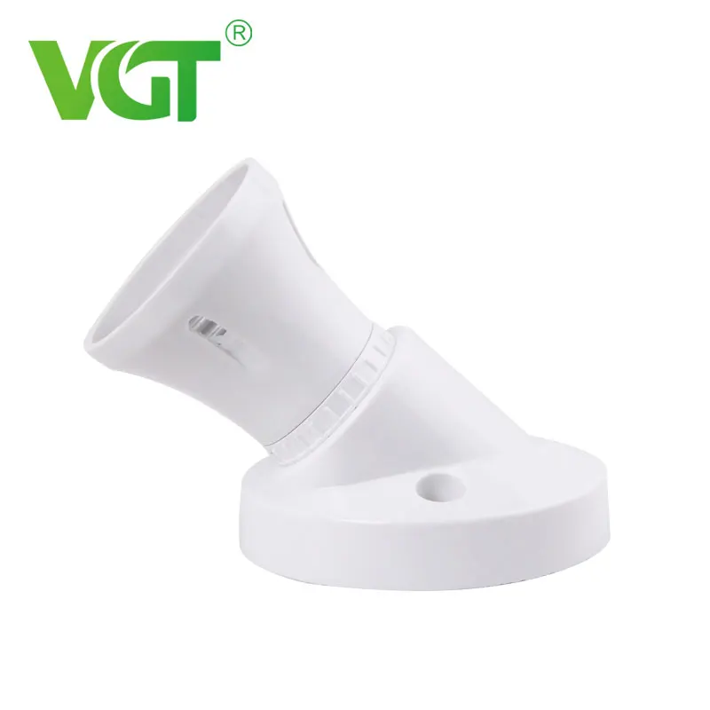 Electrical Accessories Angle E27 Lamp Holder With Clamp For Home