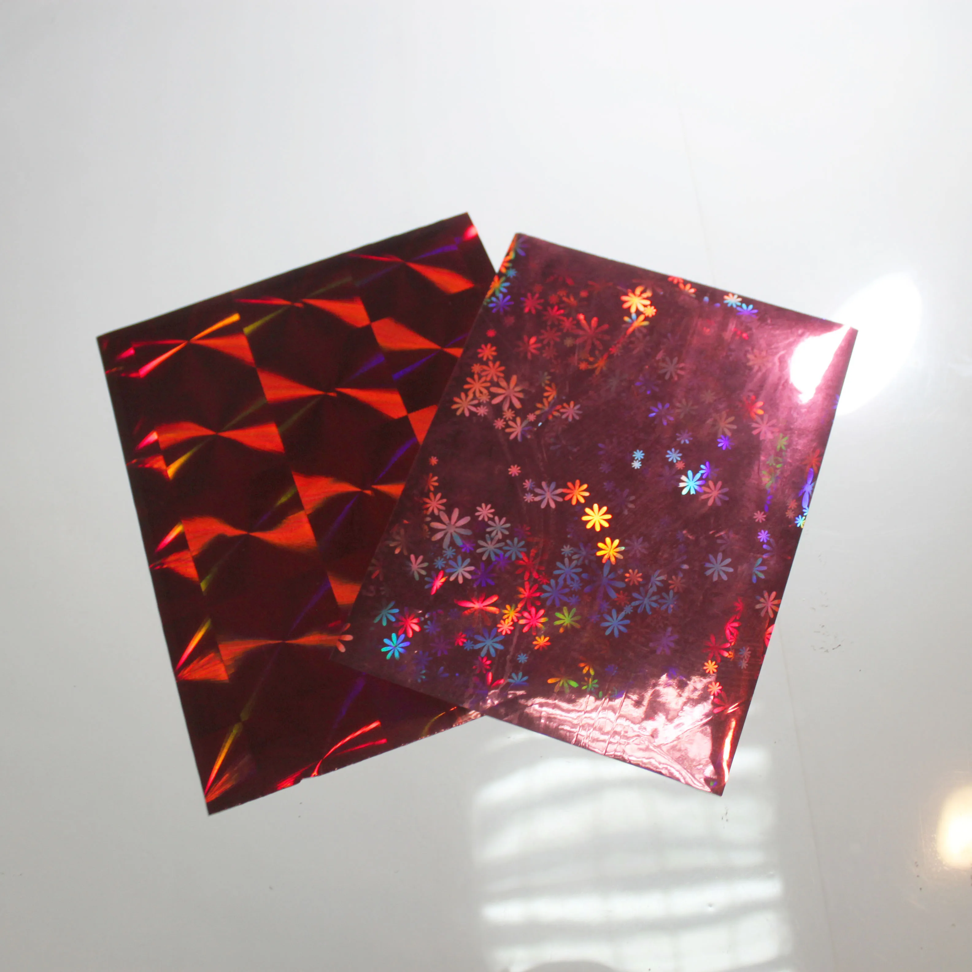 Cheap custom printing aluminum foil sticker security label manufacturers make holographic paper