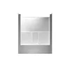 one piece bathtub insert with wall surround