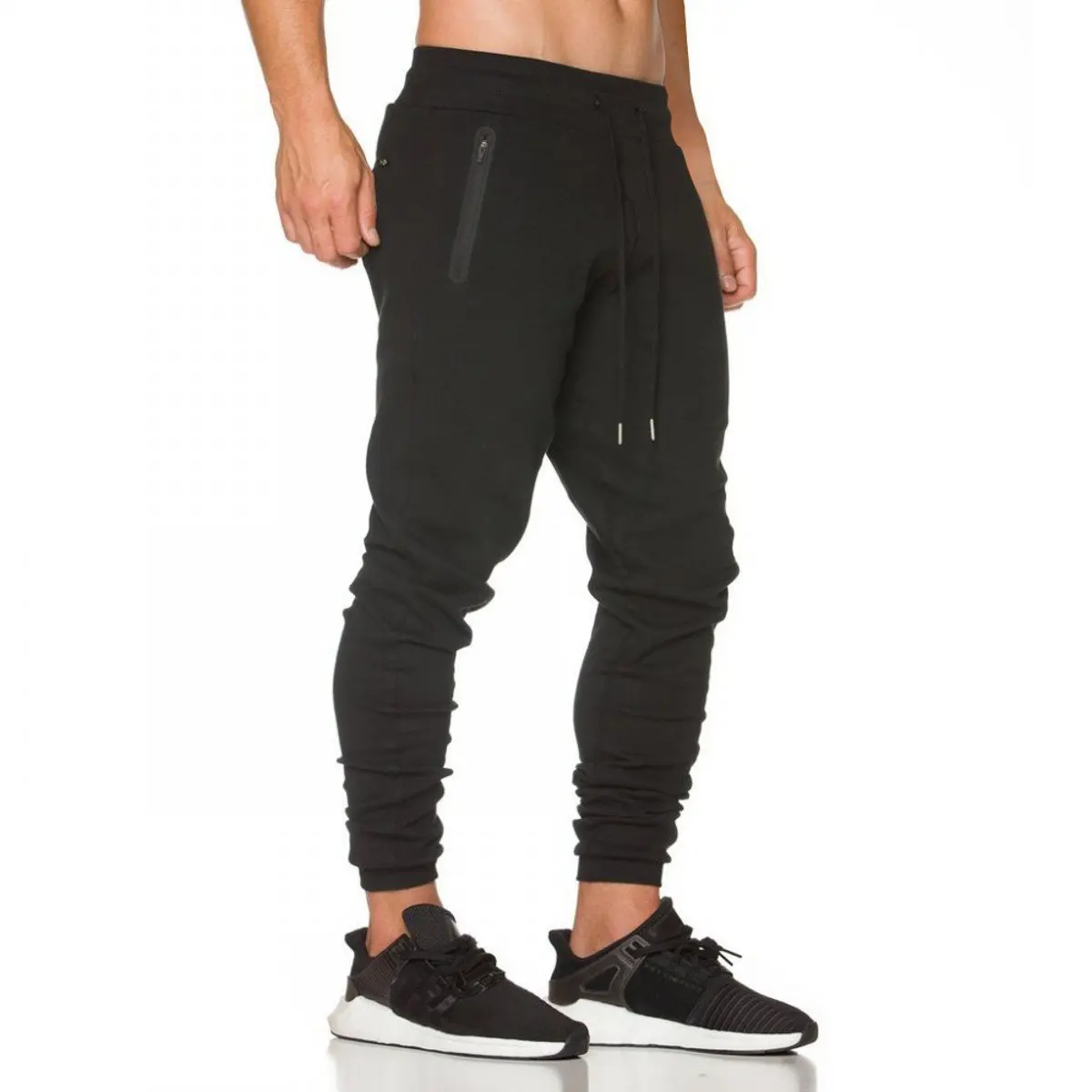 mens jogger pants with zipper pockets