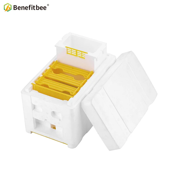 Beekeeping Tool Equipment White& Yellow Mating Box Nuc Box Polystyrene