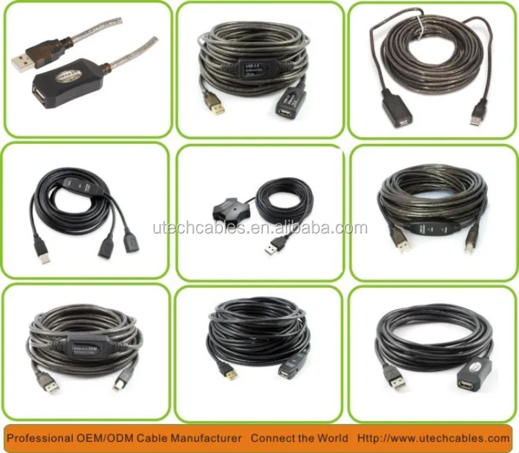 Usb Repeater Cable Active Extension 5m 10m 15m Buy Usb Repeater Cable