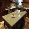 Laminate yellow kitchen island quartz countertops