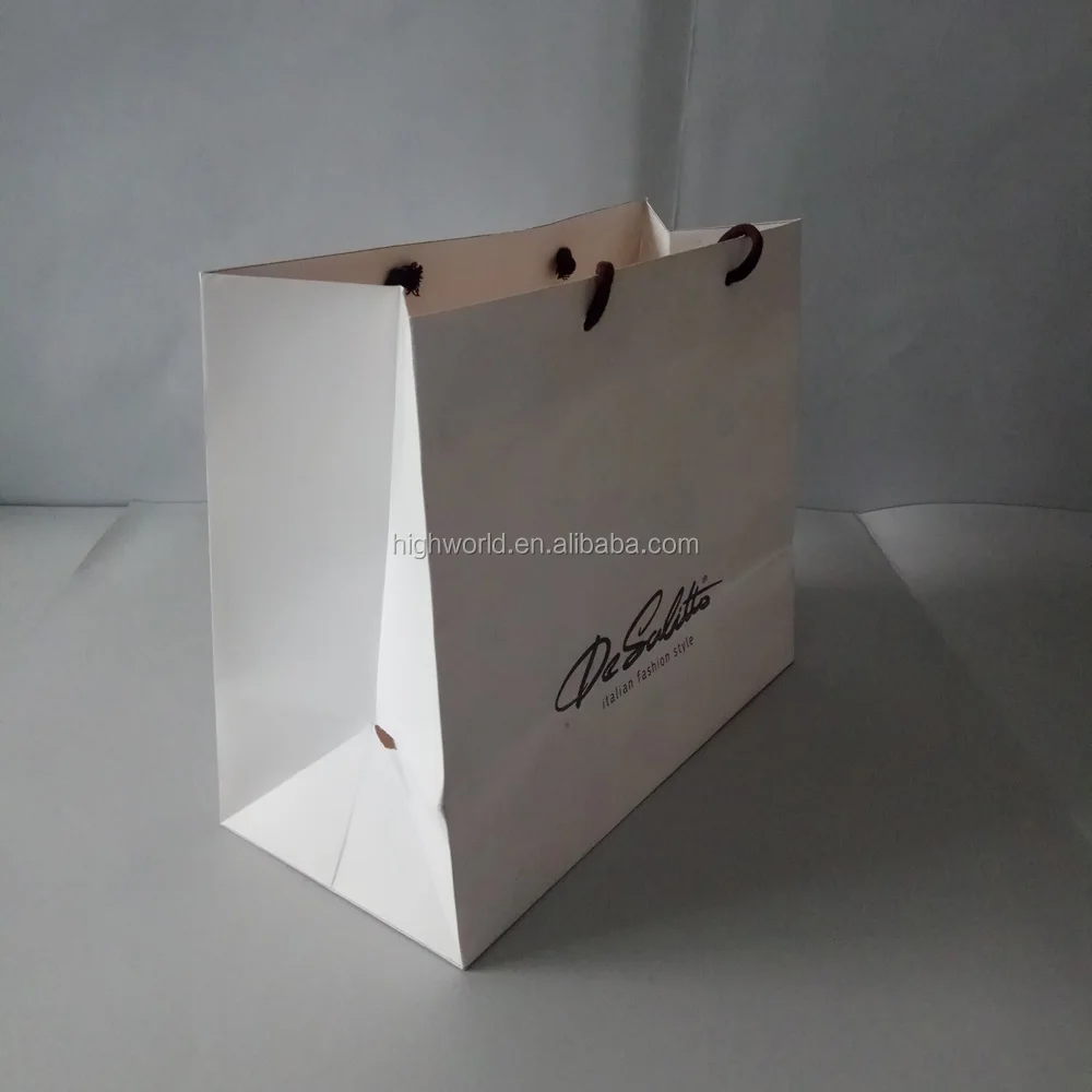 Download High Quality Custom Printed Paper Bag Packaging With Logo Print - Buy Printed Paper Bag ...