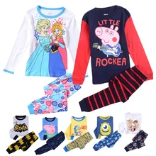 NEW cartoon kids pajama sets,kids Minions pajamas sleepwear boys girls nightwear pajamas toddler baby pyjamas pijama minions