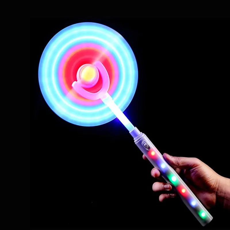 Windmills Flashing Light Up Toys Led Rainbow Spinning Super Windmill ...