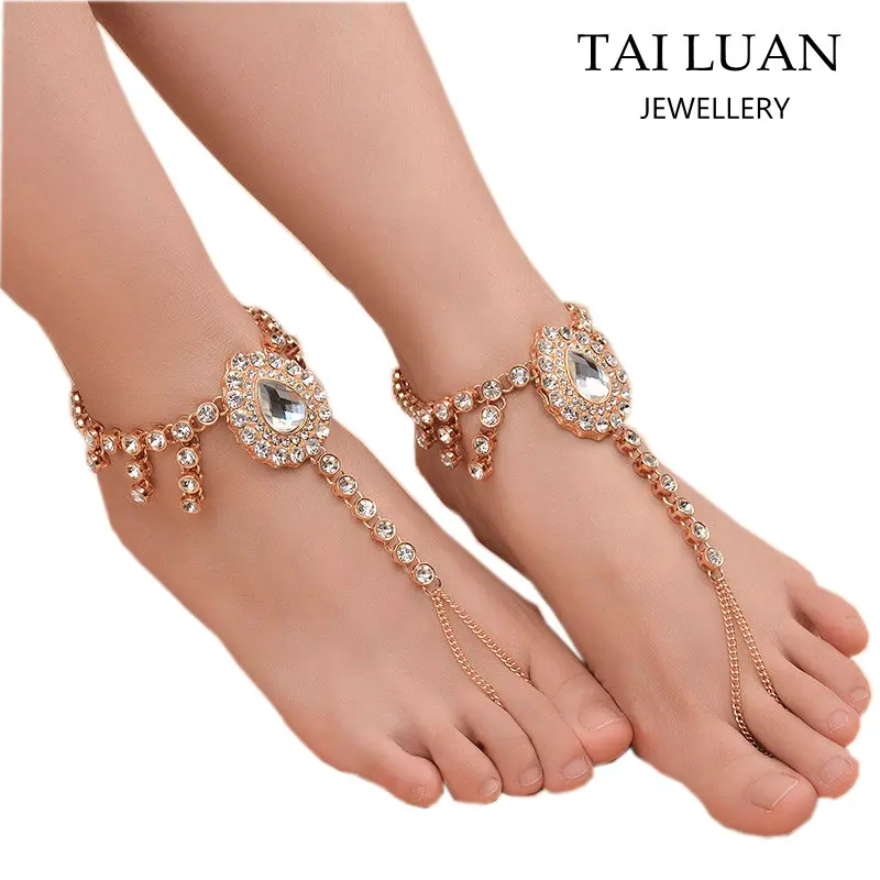 anklet with toe ring